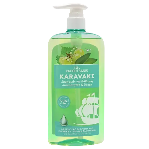Шампунь Karavaki для жирного волосся, 600 мл (KHSA600)