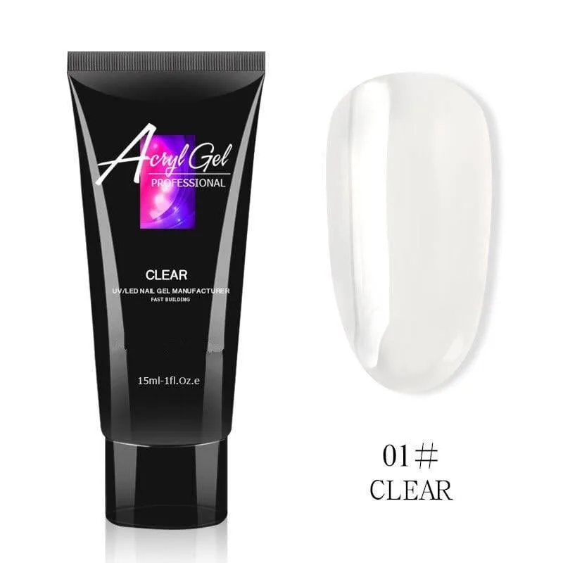 Полігель Acryl Gel Professional 15 мл Clear