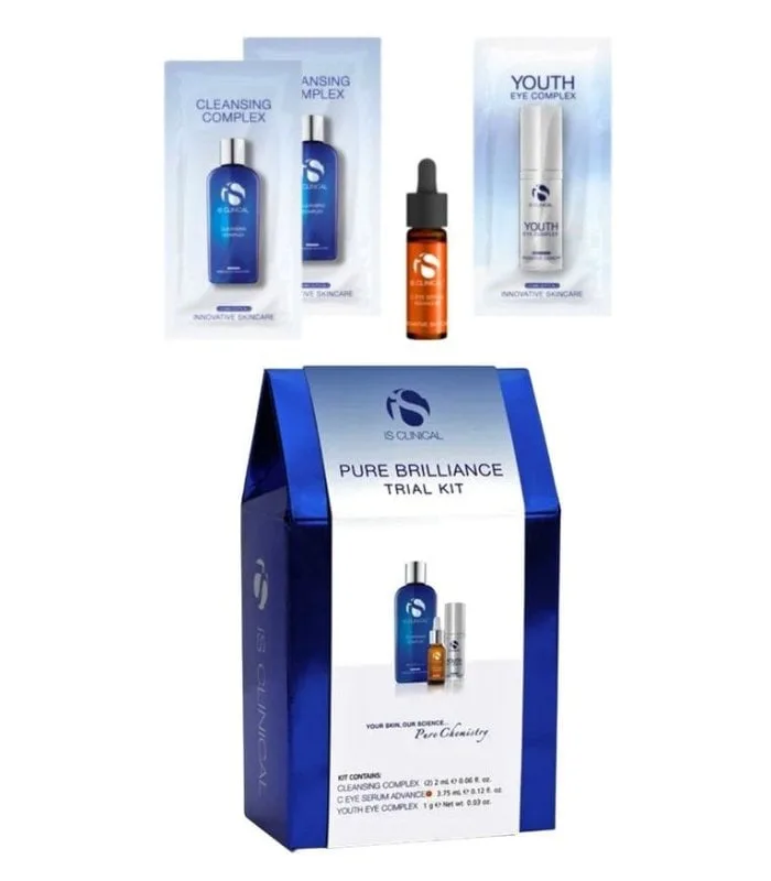 IS Clinical Pure BrillianceTrial Kit - Міні-набір для комплексного догляду за зоною навколо очей