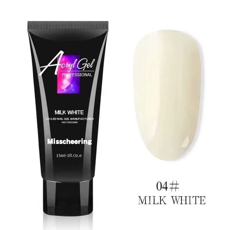 Полігель Acryl Gel Professional 15 мл Milk White №04