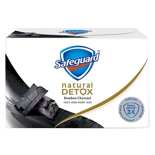 Мило Safeguard Natural Detox, з вугіллям бамбука, 108 г (910641)