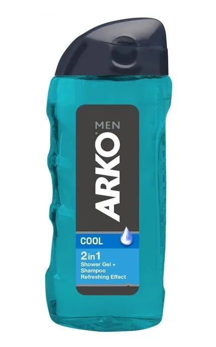 Гель для душу та шампунь Arko Men 2 в 1 Морська свіжість 260 мл