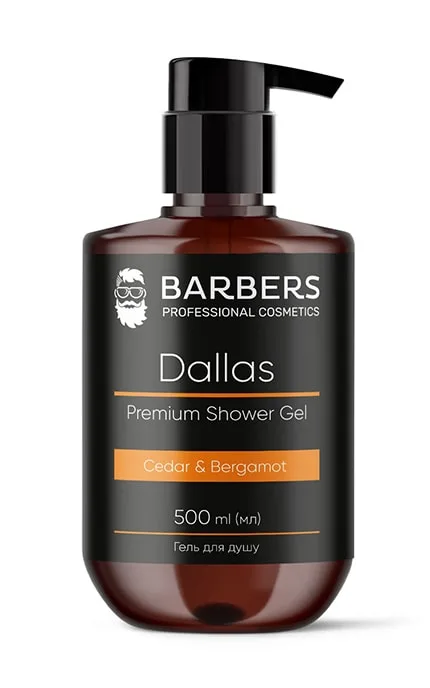 Гель для душу чоловічий Barbers Dallas 500 мл