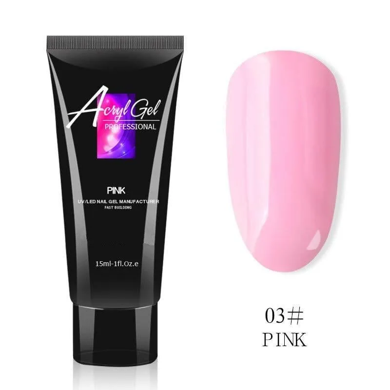 Полігель Acryl Gel Professional 15 мл Pink №03