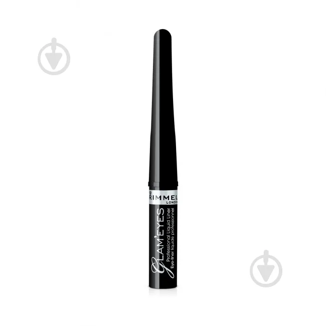 Підводка для очей Rimmel London Glam’Eyes Professional Liquid Liner Black Glamour 3,5 мл