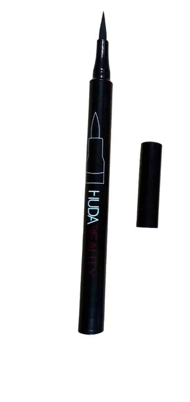 Підводка рідка водостійка для очей Huda Beauty Liquid Eyeliner Pen чорна 1,9 г