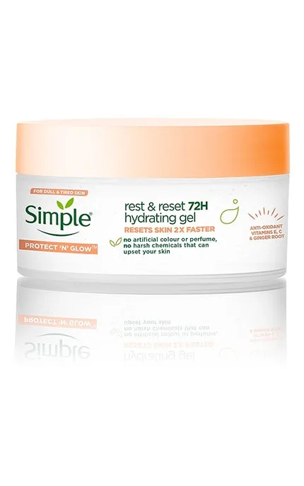 Гель для обличчя відновлюючий зволожуючий Simple Protect N Glow 50 мл