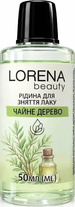 Рідина дня зняття лаку LORENA beauty чайне дерево 50 мл