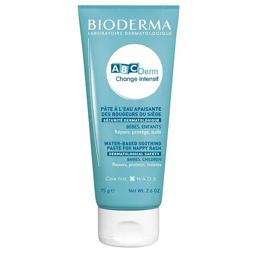 Крем під підгузник Bioderma ABCDerm Intensive Change Water Paste, 75 мл (028805B)