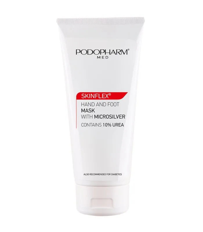 Podopharm Hand and Foot Mask With Microsilver - Зволожуюча маска для рук і ніг з іонами срібла