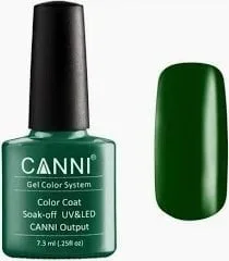 Гель-лак Canni Gel Color System 134 - Насичений зелений 7.3 мл