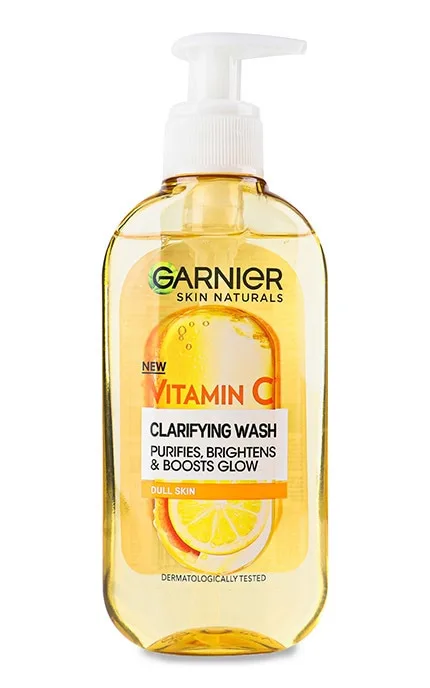 Гель очищувальний для обличчя з вітаміном С Garnier Skin Naturals 200 мл