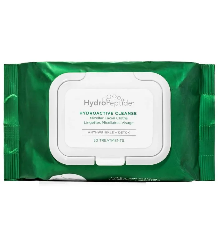 HydroPeptide HydroActive Cleanse Packet - Міцелярні серветки для обличчя