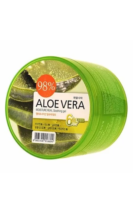 Гель зволожуючий для обличчя та тіла Welcos Kwailnara Aloe Vera 98% 500 мл