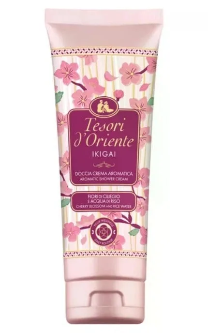 Гель-крем для душу TESORI D'ORIENTE Cherry Blossom and Rice Ikigai 250 млШ ПАРФУМ.ІКІҐАЙ