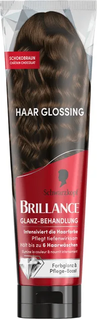 Тонувальний бальзам для волосся Brillance Hair Gloss Темний шоколад 150 мл