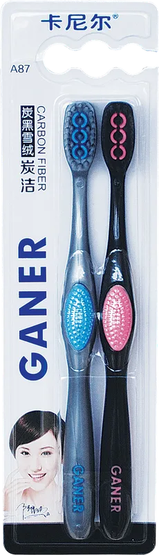 GANER щітка зубна Очищуюча A 87, 2 штуки