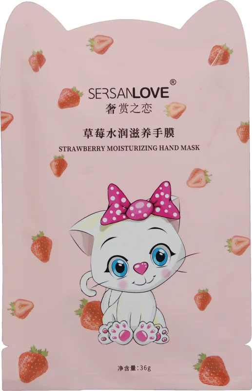 Маска для рук Sersanlove Strawberry Moisturizing з екстрактом полуниці 36 г