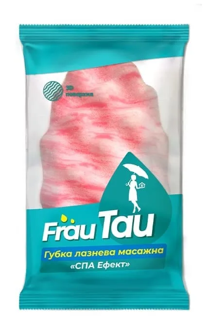 Губка лазнева масажна Frau Tau СПА ефект 1 шт