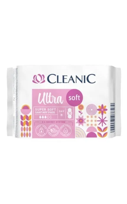 Гігієнічні прокладки CLEANIC Ultra soft Day денні жіночі 10 шт
