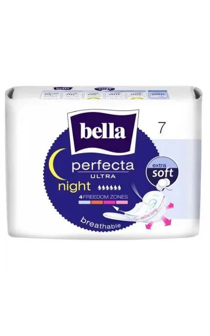 Гігієнічні прокладки Bella Perfecta Ultra NIGHT Extra Soft 7 шт