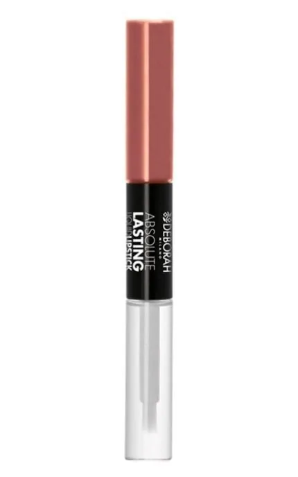 Губна помада-бальзам для губ 2 в 1 Deborah Absolute Lasting Luquid стійка