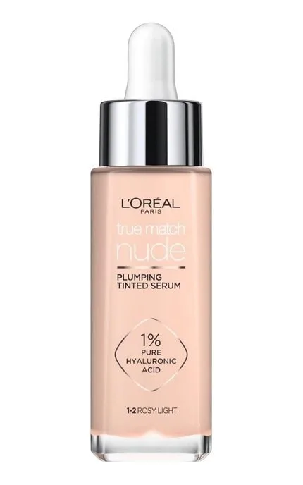 Гіалуронова тональна сироватка для обличчя L'Oreal Paris True Match Nude 1-2 Rosy Light 30 мл