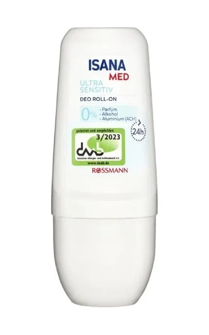 Дезодорант Isana med Ultra Sensitive роликовий