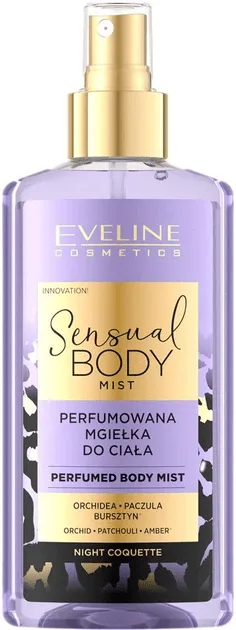 Eveline Sensual Body Mist NIGHT COQUETTE спрей жіноча парфумований, 150мл