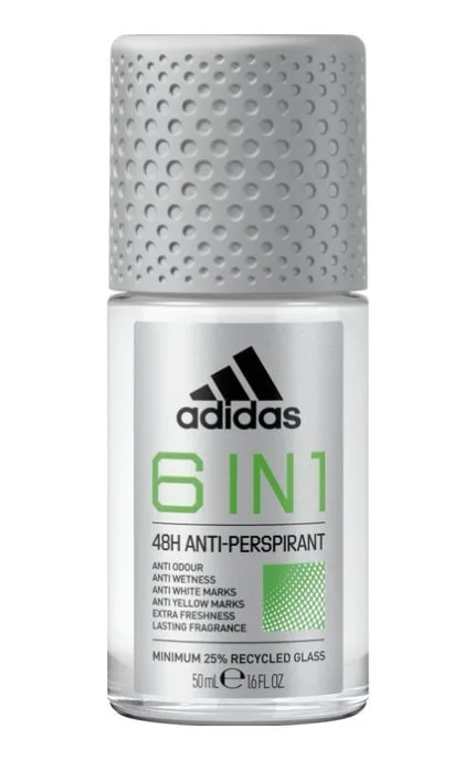 Дезодорант антиперспірант чоловічий Adidas Cool & Dry 6 в 1 Прохолода та сухість 50 мл