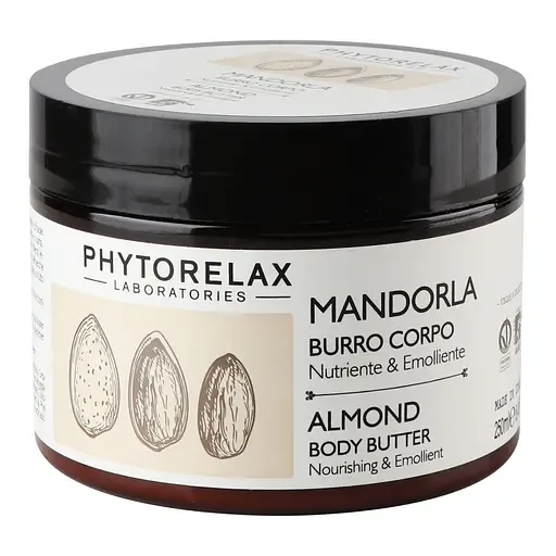 Крем-масло для тіла Phytorelax Vegan&Organic Almond зволожуюче, 250 мл (6025327)