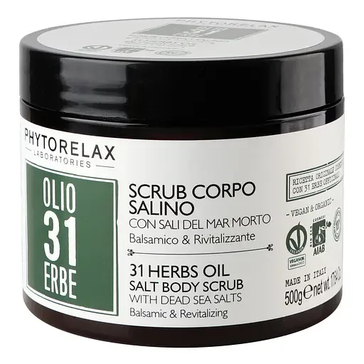 Скраб для тіла Phytorelax Vegan&Organic 31 Herbs Oil 500 г (6027307)