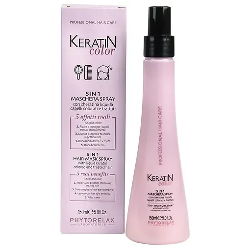 Маска-спрей Phytorelax Keratin Color 5 в 1 для фарбованого волосся, 150 мл (6025280)