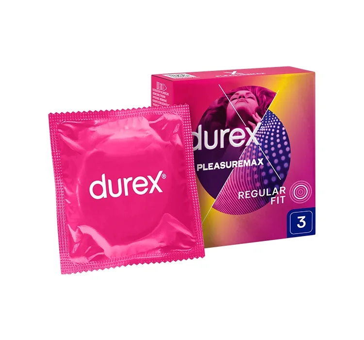DUREX PLEASUREMAX ПРЕЗЕРВАТИВИ 3 ШТУКИ