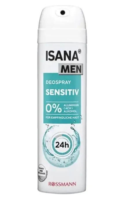 Дезодорант-cпрей чоловічий Isana Men Sensitive 150 мл