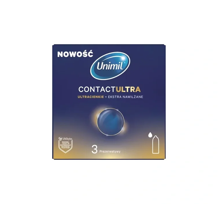 Unimil Contact Ultra ультратонкі презервативи 3 штуки
