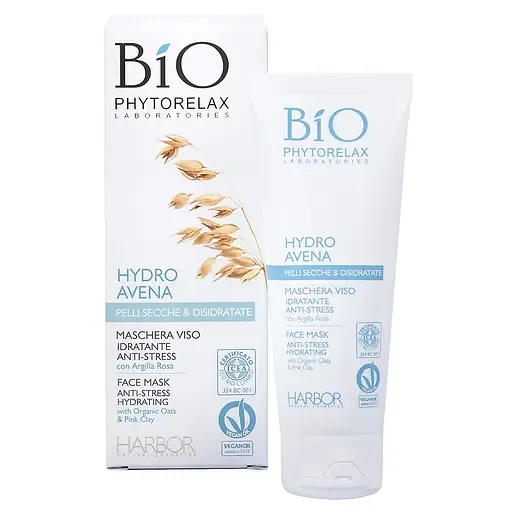 Маска для обличчя Phytorelax Hydro Avena Антистрес, зволожуюча, для чутливої шкіри, 75 мл (6015915)