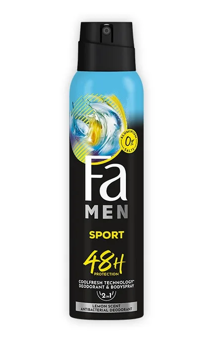 Дезодорант-спрей Fa Sport Енергійно свіжий для чоловіків 150 мл
