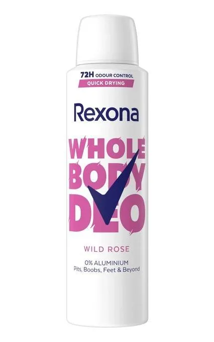 Дезодорант-антиперспірант для всього тіла Rexona Дика троянда 150 мл