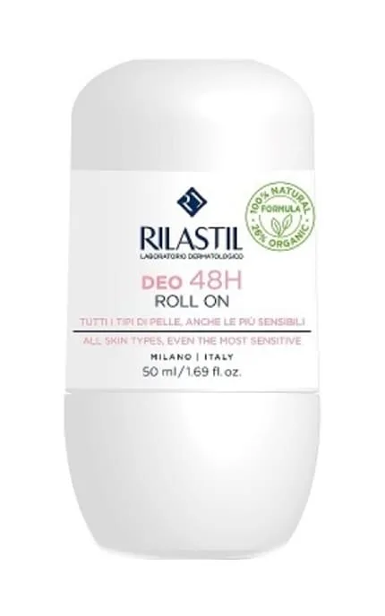 Дезодорант-антиперспірант кульковий Rilastil Deo 48H Roll On 48 годин захисту 50 мл