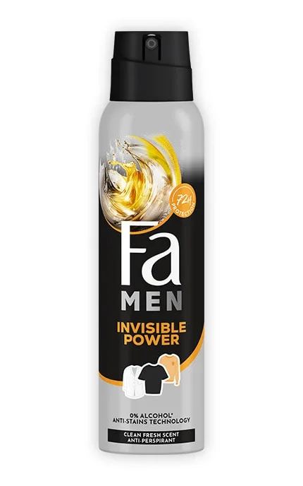 Дезодорант-спрей чоловічий Fa Xtreme Invisible 150 мл