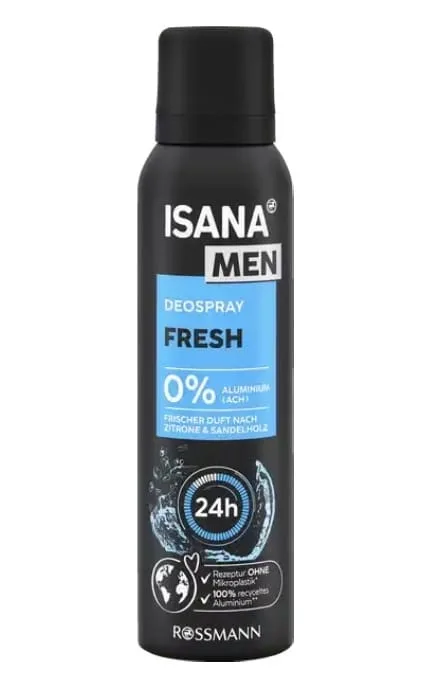 Дезодорант-спрей чоловічий Isana Fresh 150 мл