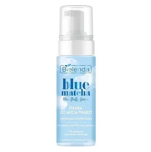 Пінка для обличчя очищаюча Bielenda Blue Fluffy Foam зволожуюча, 150 мл