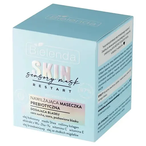 Зволожуюча пребіотична маска для обличчя Bielenda Skin Restart Sensory Moisturizing Prebiotic Mask, 50 мл