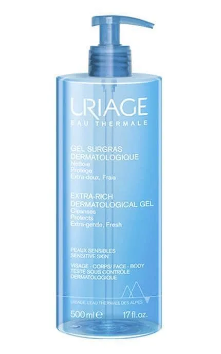 Дерматологічний гель Uriage Extra-Rich Dermatological Очисний 500 мл