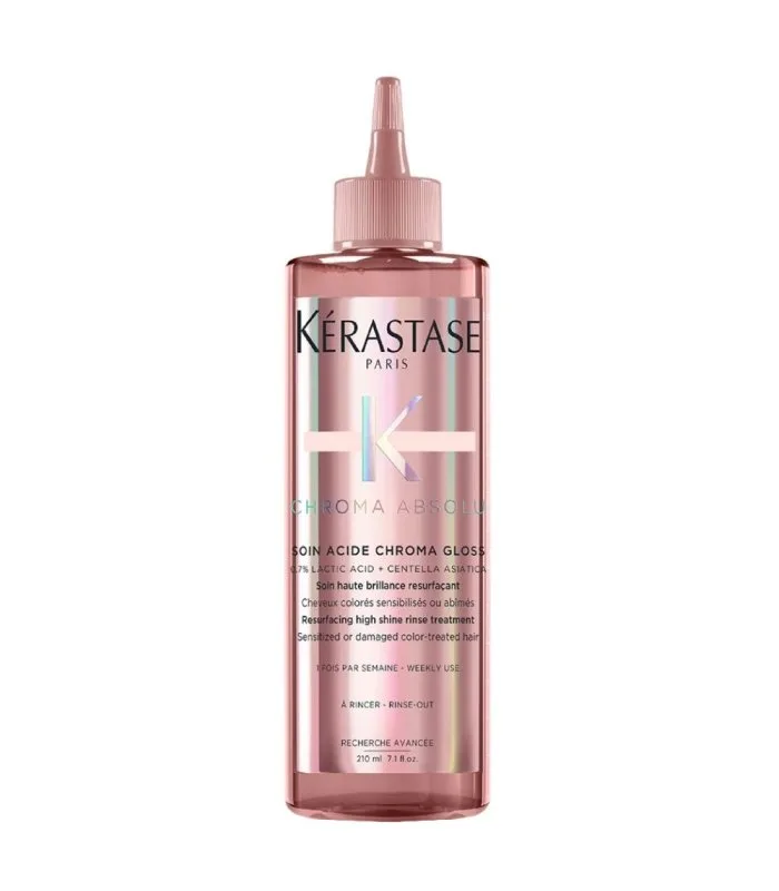 Kerastase Chroma Absolu Soin Acide Chroma Gloss - Насичена живильна маска для кучерявого та неслухняного волосся