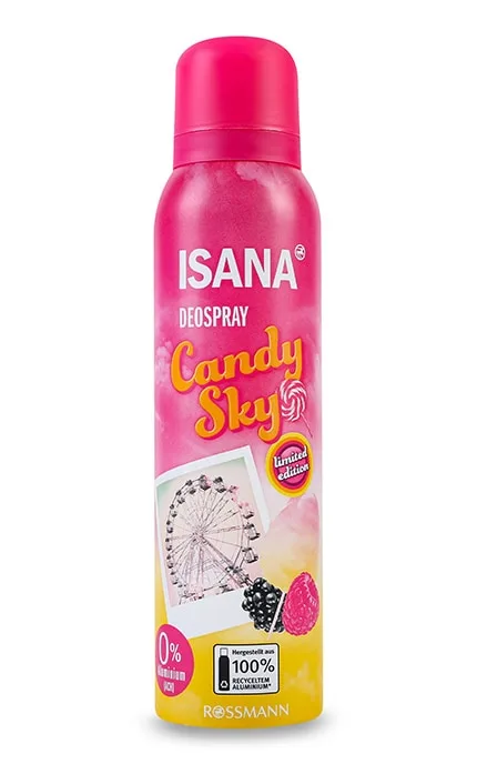Дезодорант-спрей для тіла Isana Candy Sky 150 мл