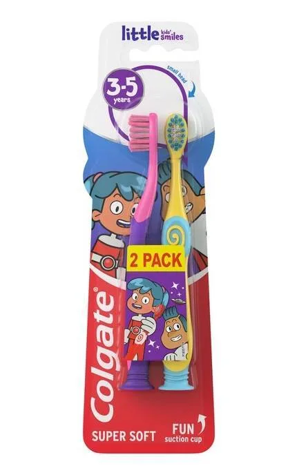 Дитяча зубна щітка Colgate Kids’ Smiles Супер м’яка 3-5 років 2 шт