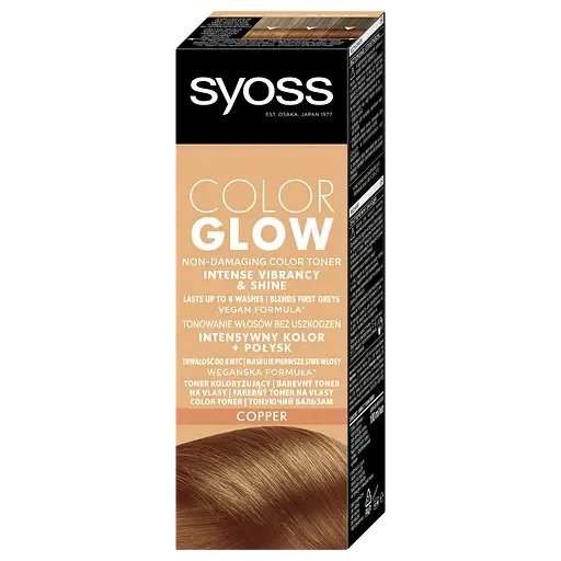 Тонуючий бальзам для волосся Syoss Color Glow, мідний, 100 мл (2806392)