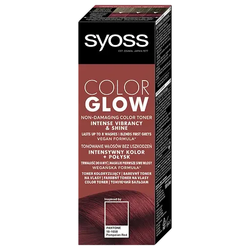Тонувальний бальзам для волосся Syoss Color Glow, Палкий Червоний, 100 мл (2807591)